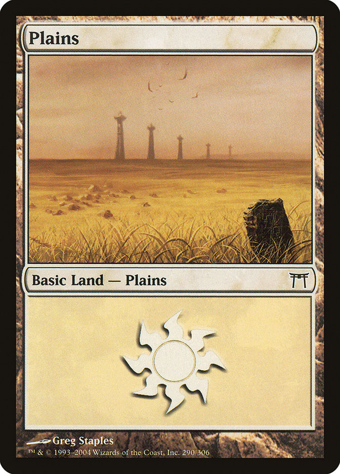 Plains (290) [Champions of Kamigawa] | Anubis Games and Hobby