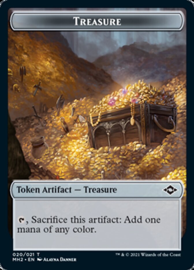 Treasure Token (20) [Modern Horizons 2 Tokens] | Anubis Games and Hobby