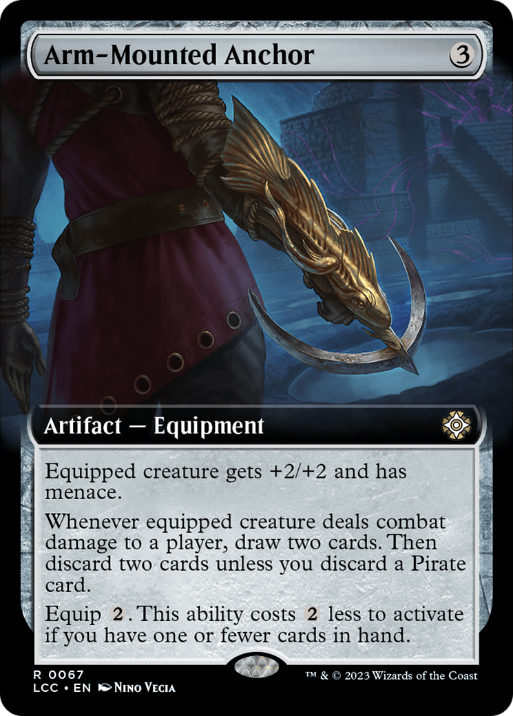 Arm-Mounted Anchor (Extended Art) [The Lost Caverns of Ixalan Commander] | Anubis Games and Hobby