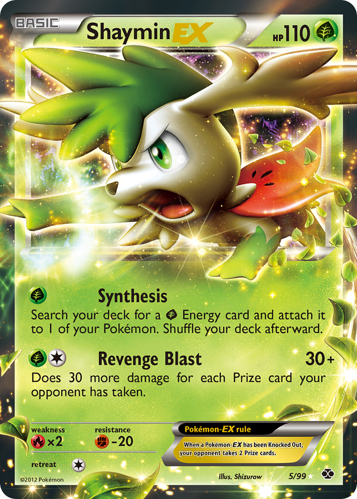 Shaymin EX (5/99) [Black & White: Next Destinies] | Anubis Games and Hobby