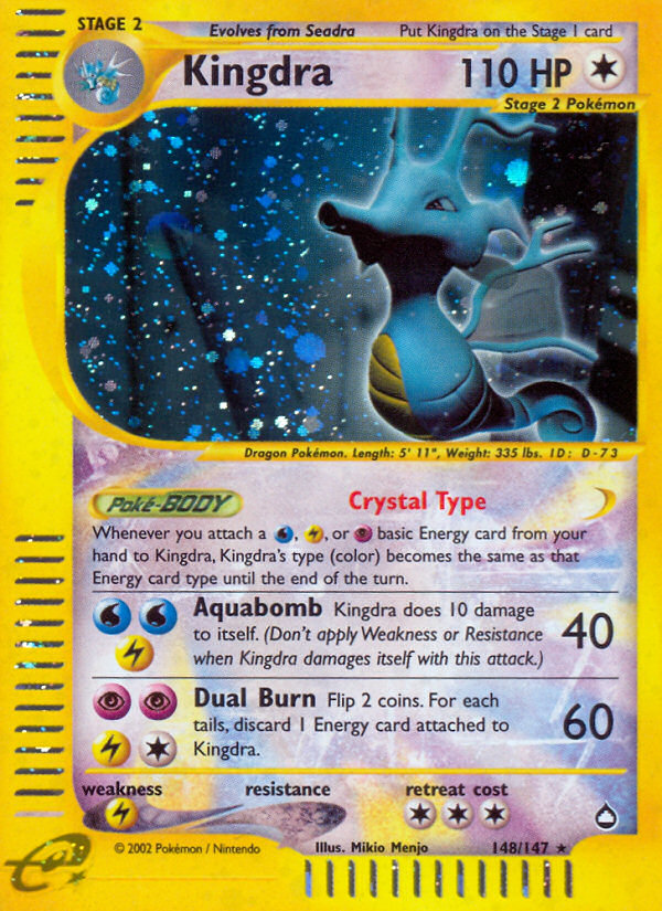 Kingdra (148/147) [Aquapolis] | Anubis Games and Hobby