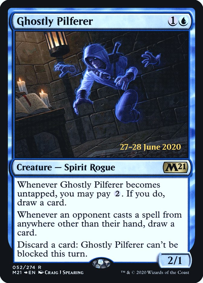 Ghostly Pilferer [Core Set 2021 Prerelease Promos] | Anubis Games and Hobby