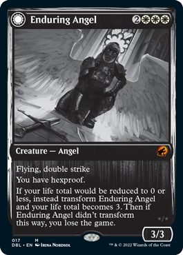 Enduring Angel // Angelic Enforcer [Innistrad: Double Feature] | Anubis Games and Hobby