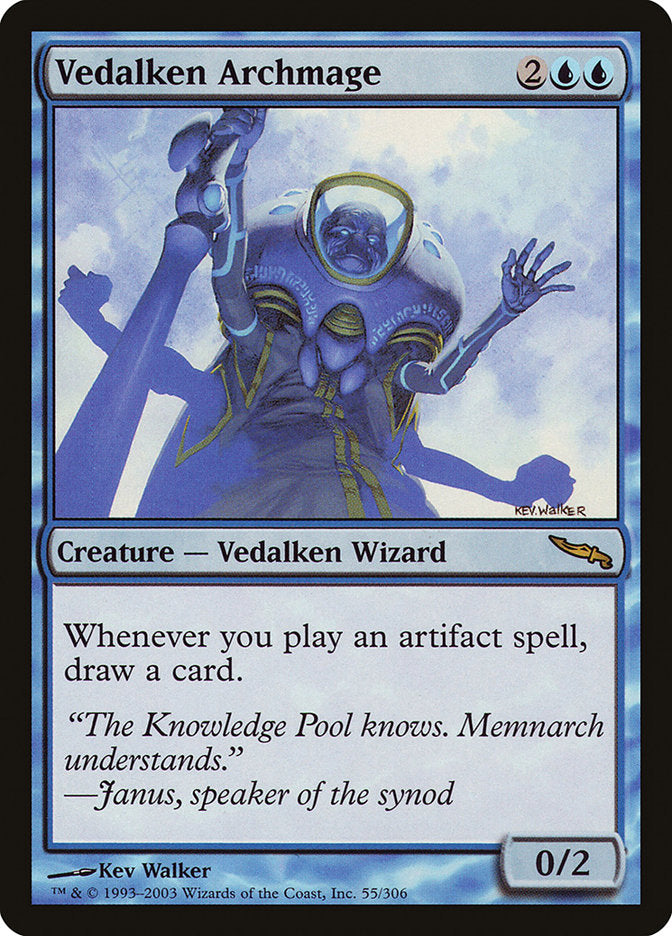 Vedalken Archmage [Mirrodin] | Anubis Games and Hobby