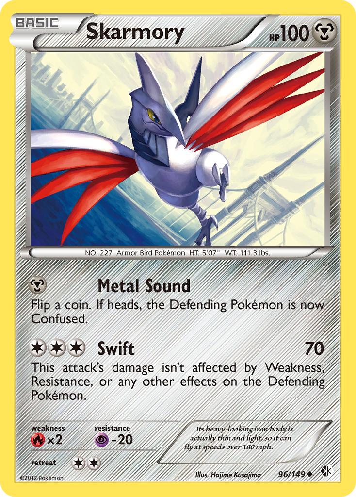 Skarmory (96/149) [Black & White: Boundaries Crossed] | Anubis Games and Hobby