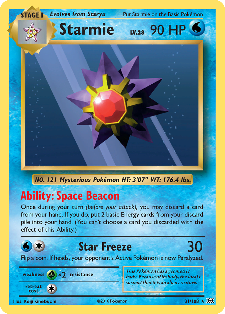Starmie (31/108) [XY: Evolutions] | Anubis Games and Hobby