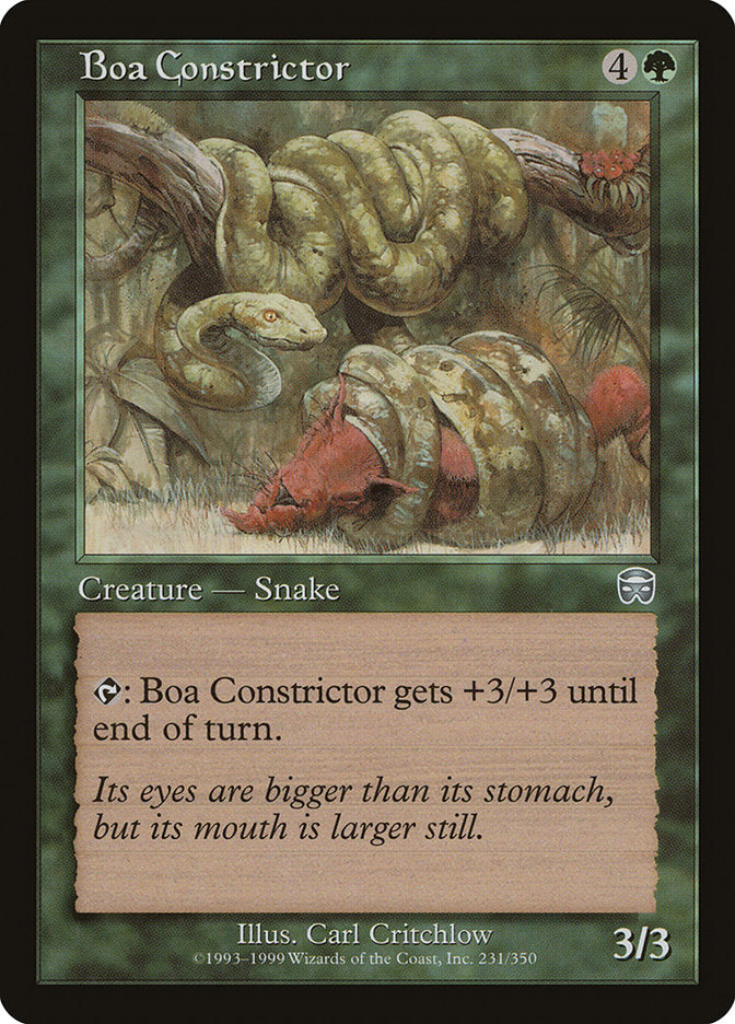 Boa Constrictor [Mercadian Masques] | Anubis Games and Hobby
