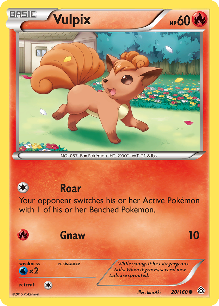 Vulpix (20/160) [XY: Primal Clash] | Anubis Games and Hobby