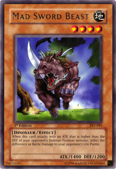 Mad Sword Beast [PSV-091] Rare | Anubis Games and Hobby