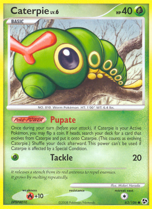 Caterpie (63/106) [Diamond & Pearl: Great Encounters] | Anubis Games and Hobby