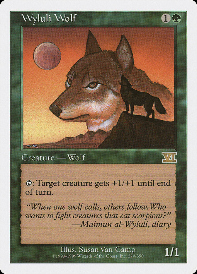 Wyluli Wolf [Classic Sixth Edition] | Anubis Games and Hobby