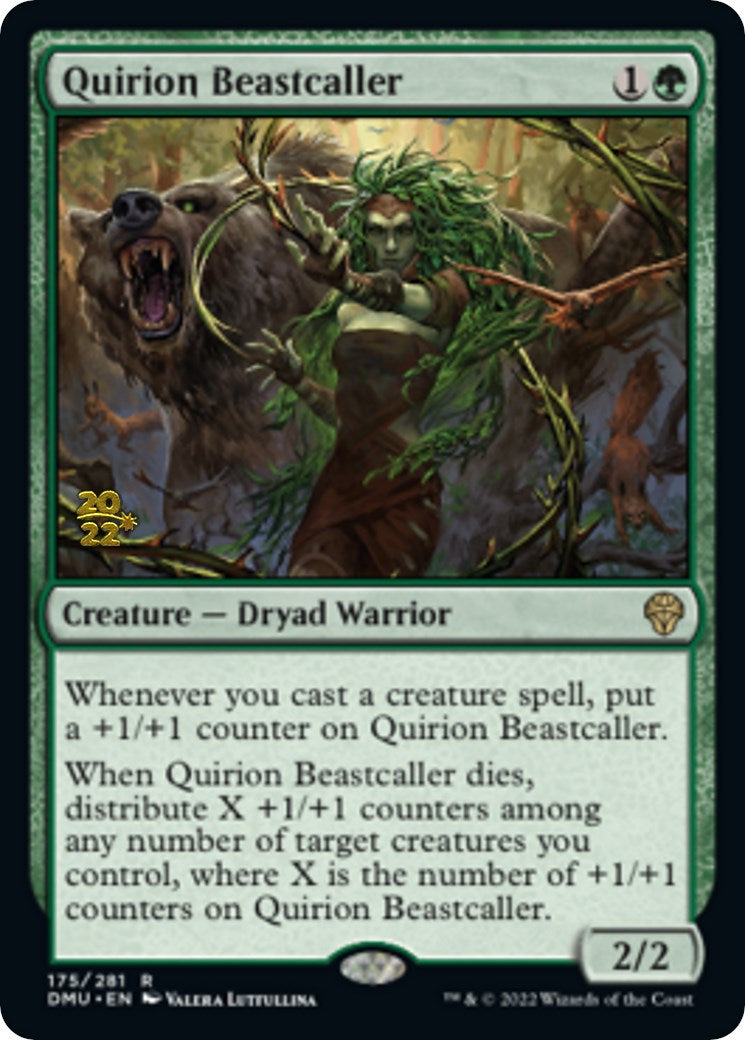 Quirion Beastcaller [Dominaria United Prerelease Promos] | Anubis Games and Hobby