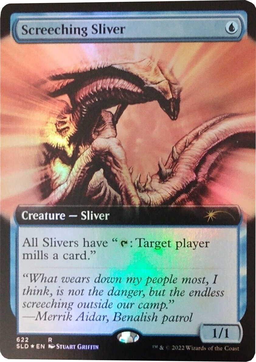 Screeching Sliver (Extended Art) [Secret Lair Drop Promos] | Anubis Games and Hobby