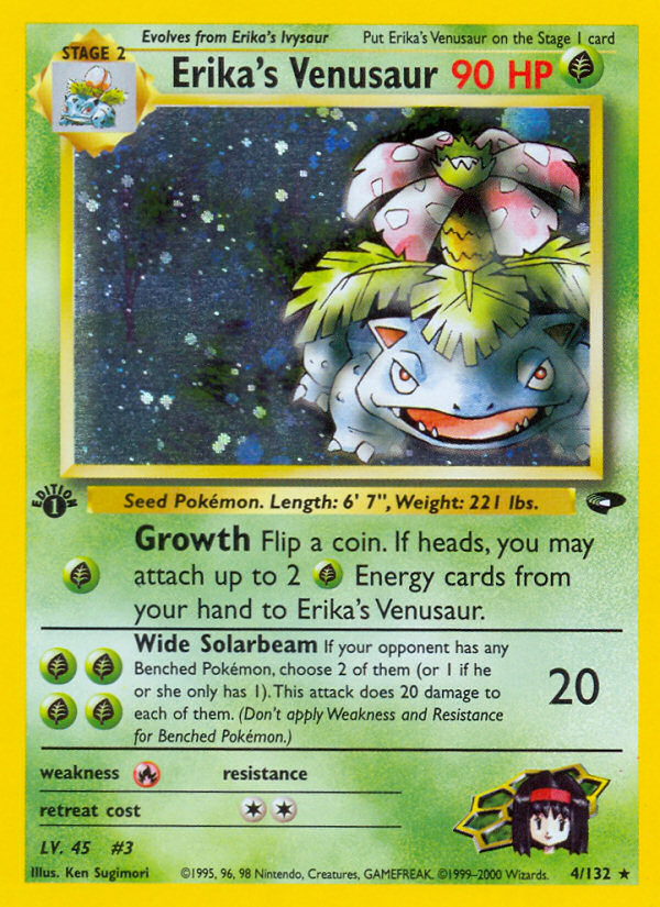 Erika's Venusaur (4/132) [Gym Challenge 1st Edition] | Anubis Games and Hobby