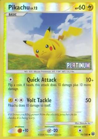 Pikachu (70/100) [Burger King Promos: 2009 Collection] | Anubis Games and Hobby