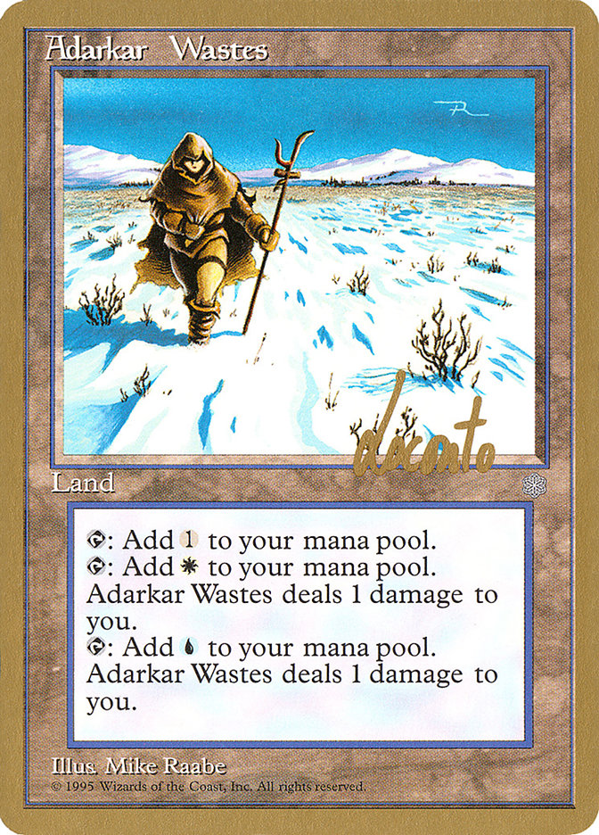 Adarkar Wastes (Michael Loconto) [Pro Tour Collector Set] | Anubis Games and Hobby