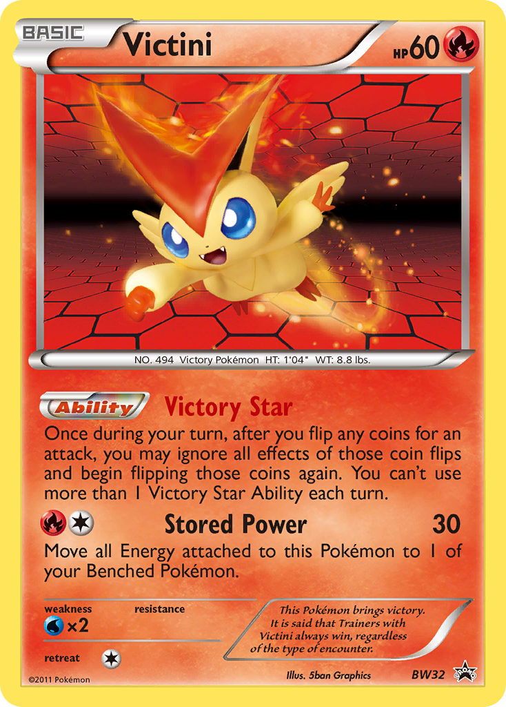 Victini (BW32) [Black & White: Black Star Promos] | Anubis Games and Hobby