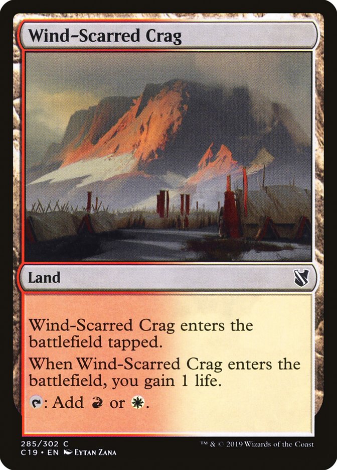 Wind-Scarred Crag [Commander 2019] | Anubis Games and Hobby