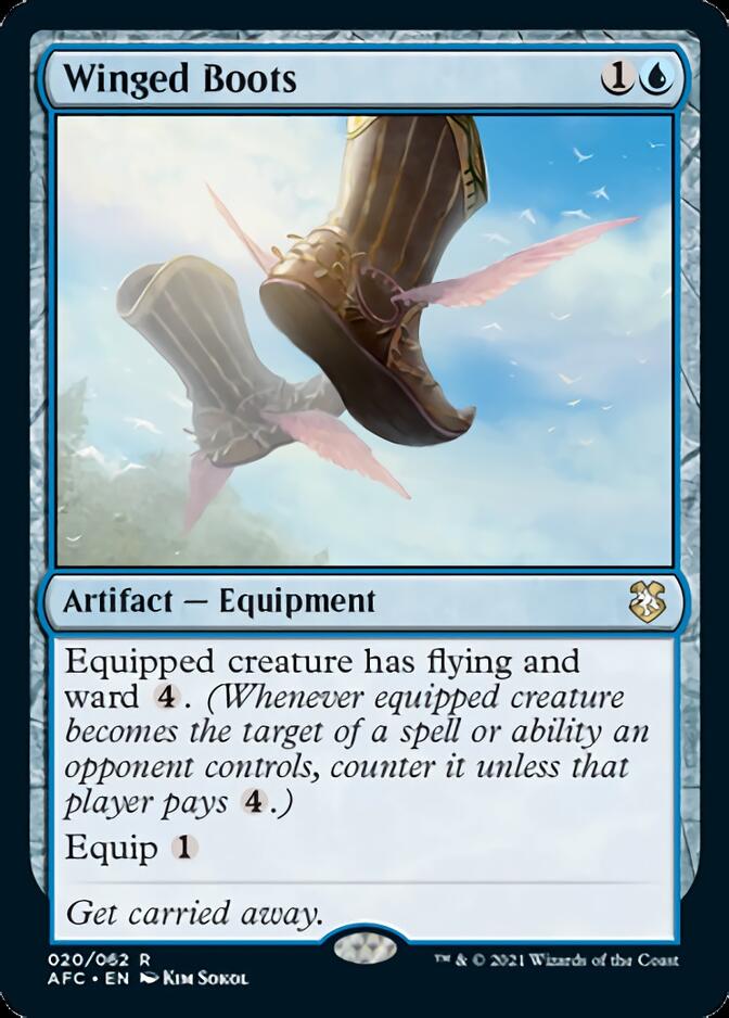 Winged Boots [Dungeons & Dragons: Adventures in the Forgotten Realms Commander] | Anubis Games and Hobby