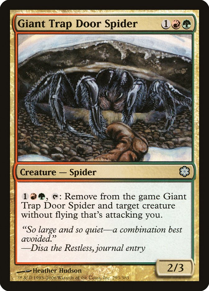 Giant Trap Door Spider [Coldsnap Theme Decks] | Anubis Games and Hobby