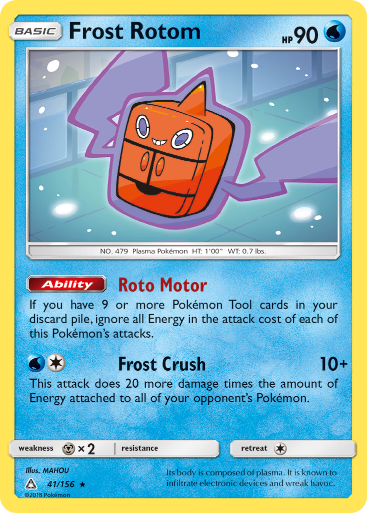 Frost Rotom (41/156) [Sun & Moon: Ultra Prism] | Anubis Games and Hobby