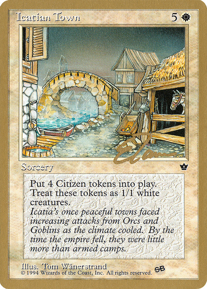 Icatian Town (Eric Tam) (SB) [Pro Tour Collector Set] | Anubis Games and Hobby