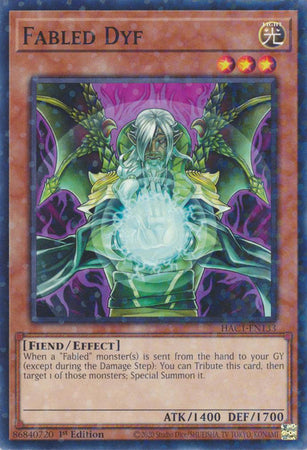 Fabled Dyf (Duel Terminal) [HAC1-EN133] Parallel Rare | Anubis Games and Hobby