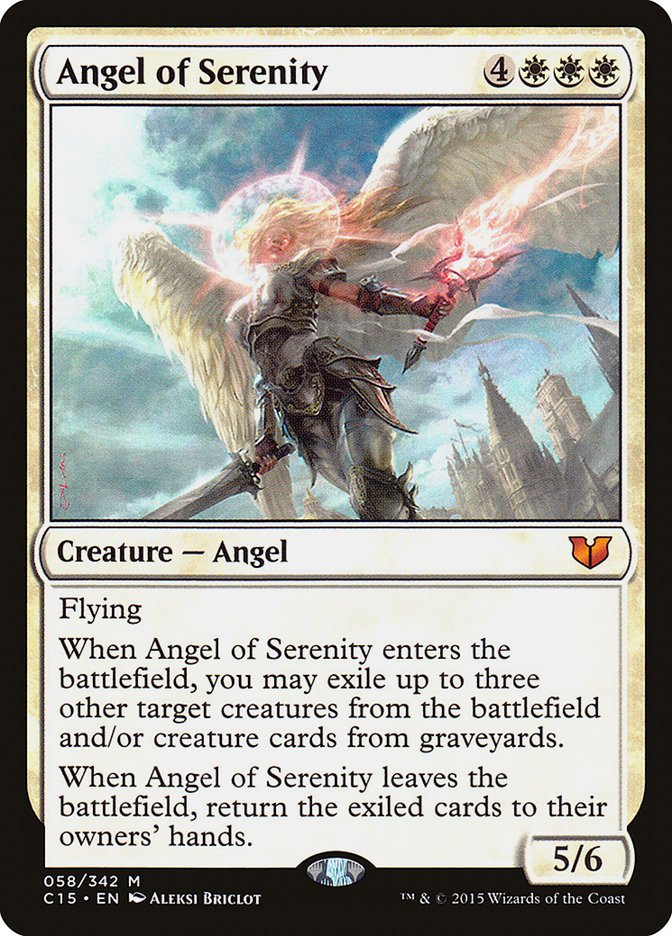 Angel of Serenity [Commander 2015] | Anubis Games and Hobby