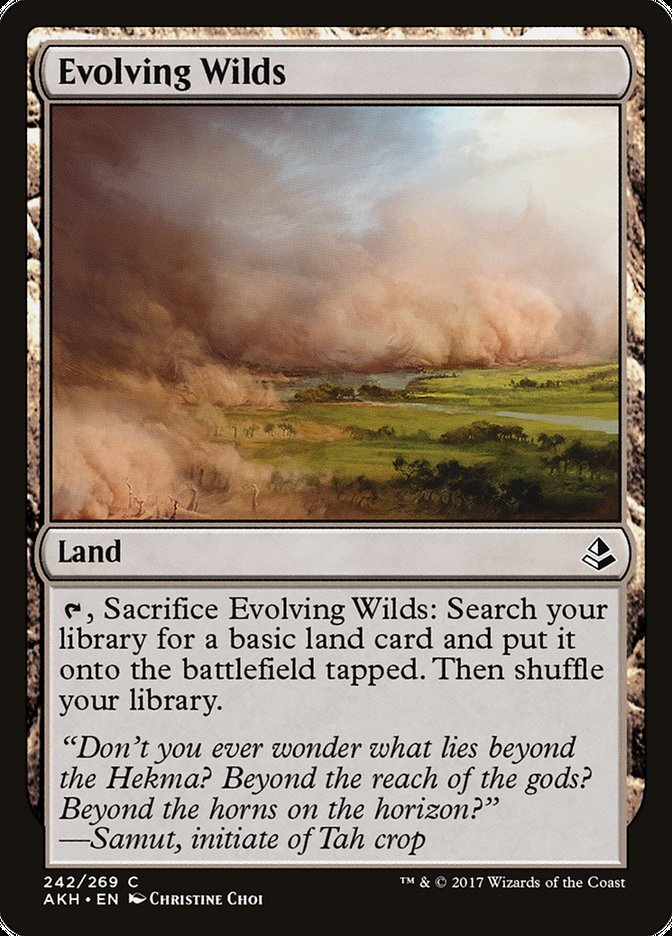 Evolving Wilds [Amonkhet] | Anubis Games and Hobby