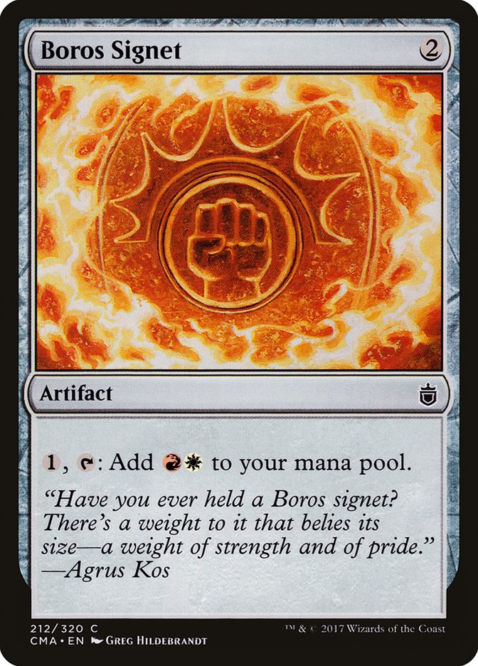 Boros Signet [Commander Anthology] | Anubis Games and Hobby