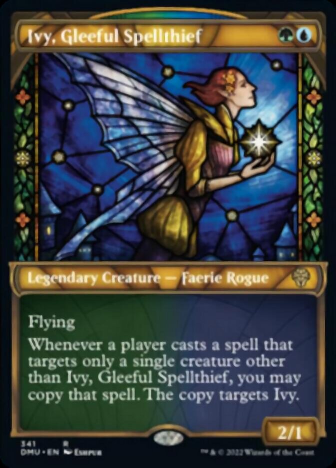 Ivy, Gleeful Spellthief (Showcase Textured) [Dominaria United] | Anubis Games and Hobby