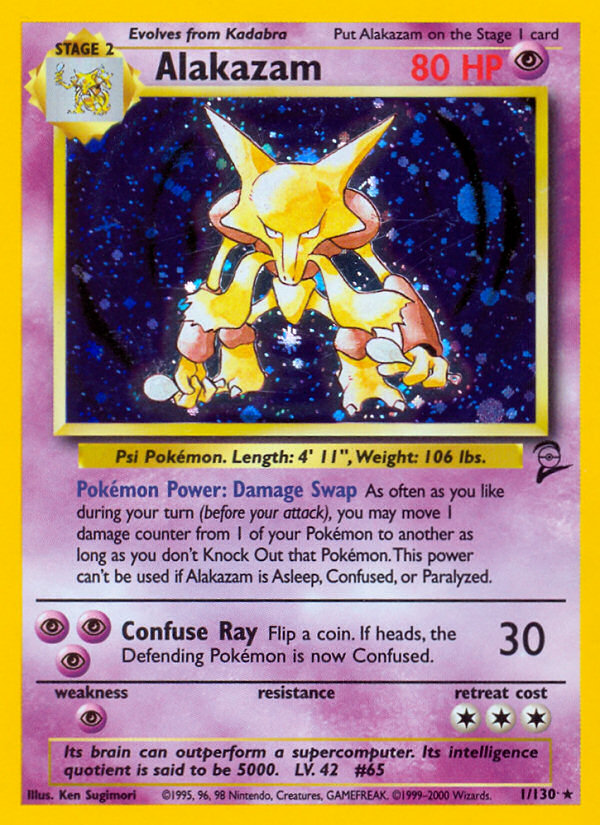 Alakazam (1/130) [Base Set 2] | Anubis Games and Hobby