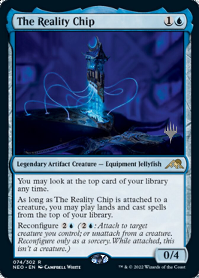 The Reality Chip (Promo Pack) [Kamigawa: Neon Dynasty Promos] | Anubis Games and Hobby