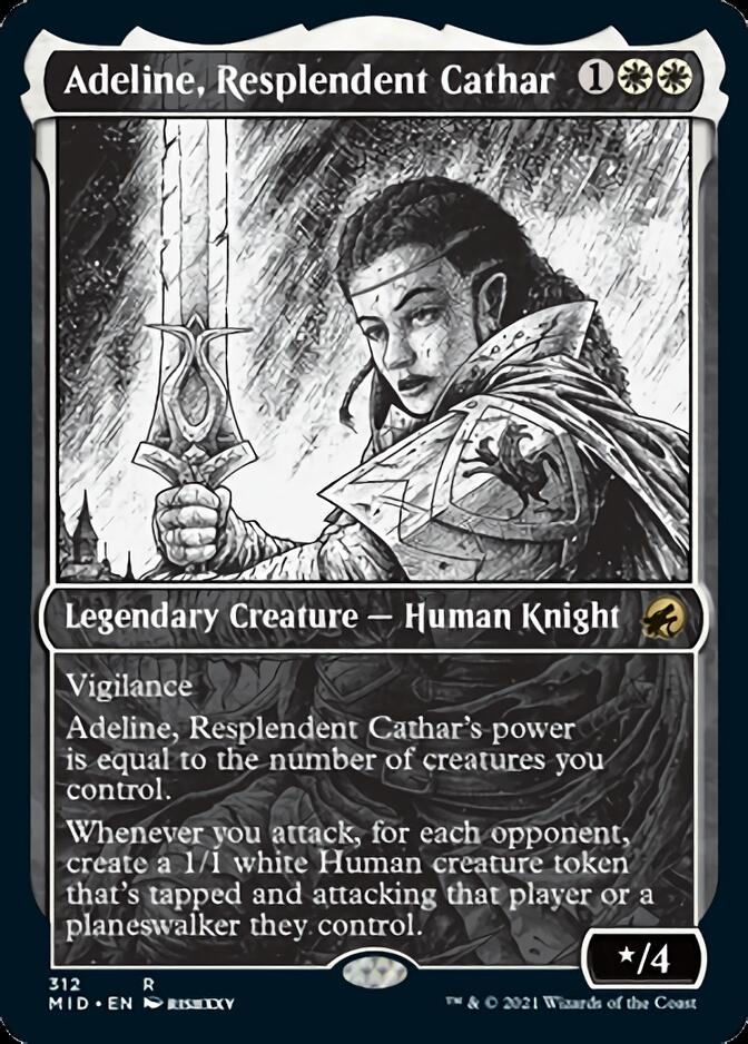 Adeline, Resplendent Cathar (Showcase Eternal Night) [Innistrad: Midnight Hunt] | Anubis Games and Hobby