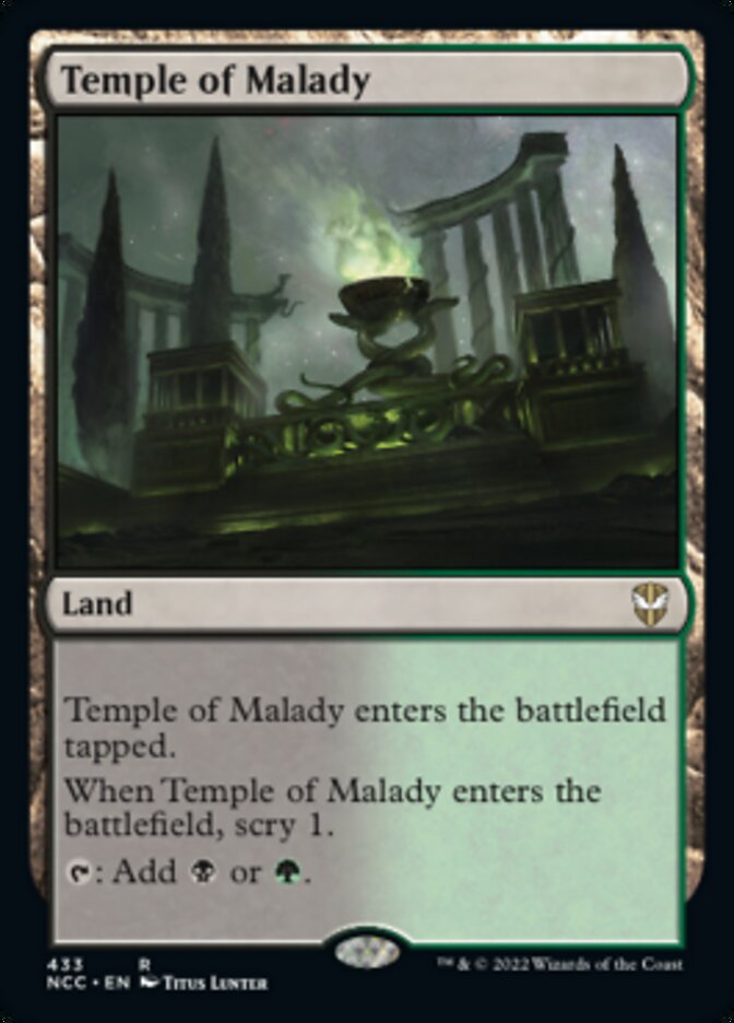 Temple of Malady [Streets of New Capenna Commander] | Anubis Games and Hobby