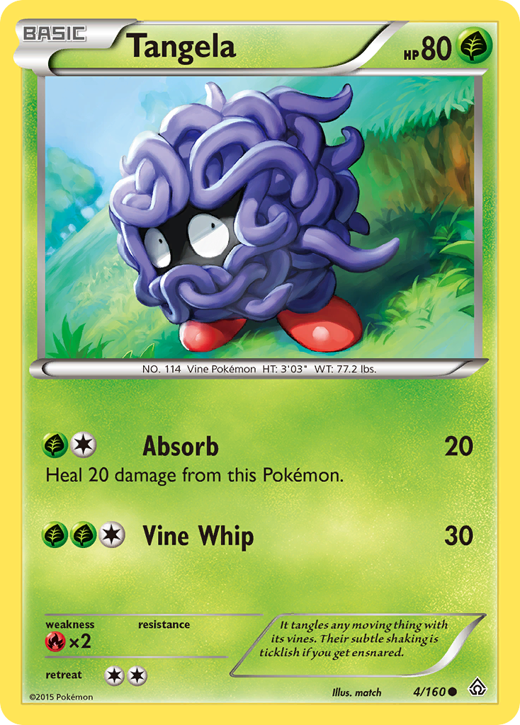 Tangela (4/160) [XY: Primal Clash] | Anubis Games and Hobby