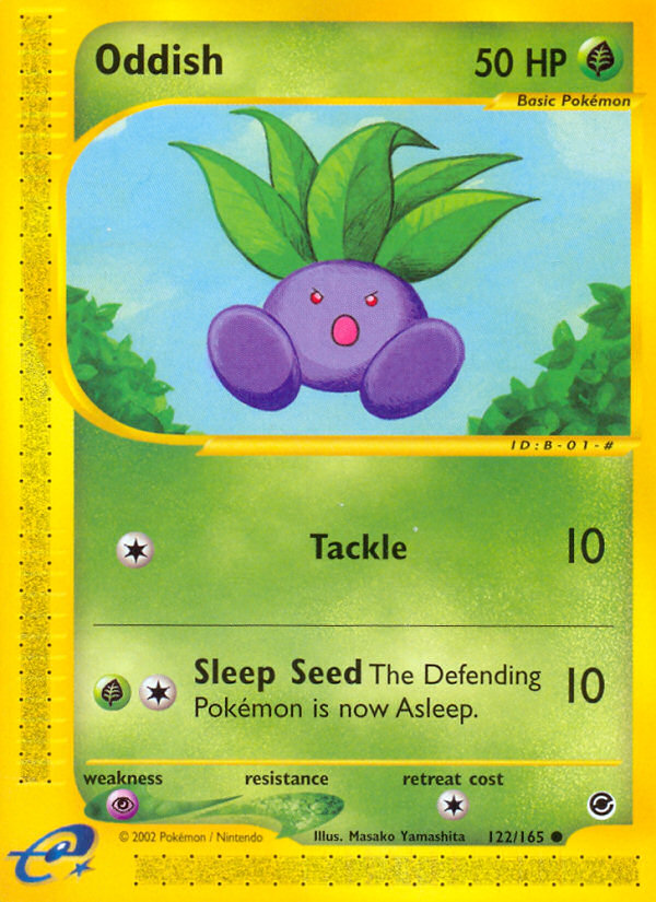 Oddish (122/165) [Expedition: Base Set] | Anubis Games and Hobby