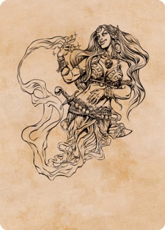 Djinni Windseer (Showcase) Art Card [Dungeons & Dragons: Adventures in the Forgotten Realms Art Series] | Anubis Games and Hobby