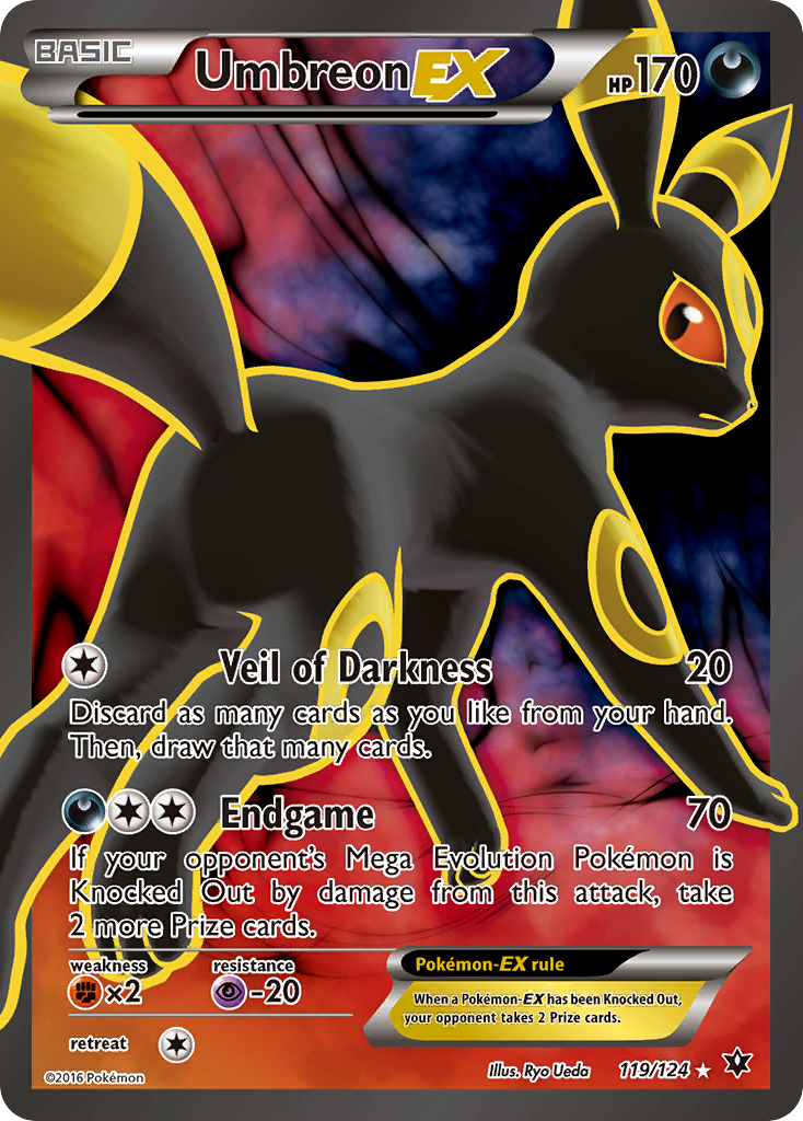 Umbreon EX (119/124) [XY: Fates Collide] | Anubis Games and Hobby