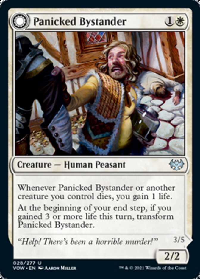 Panicked Bystander // Cackling Culprit [Innistrad: Crimson Vow] | Anubis Games and Hobby