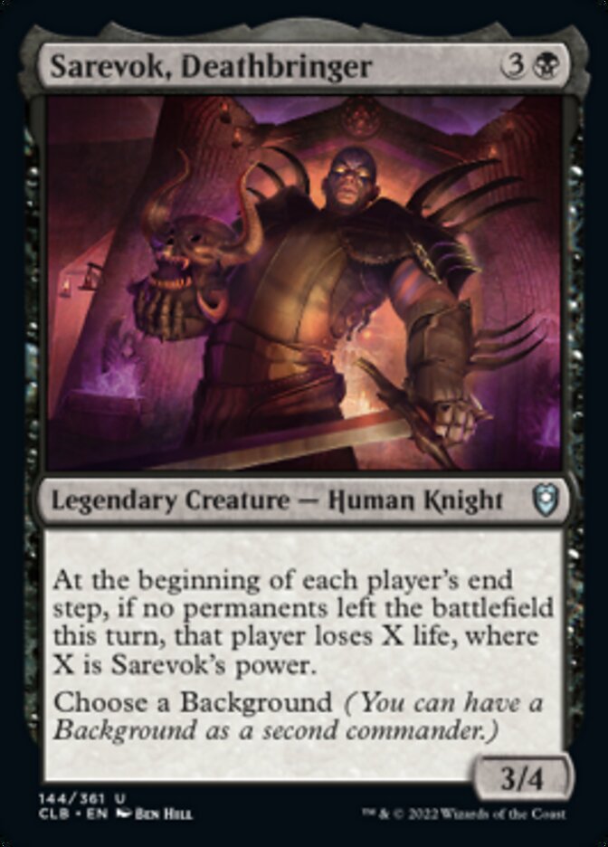 Sarevok, Deathbringer [Commander Legends: Battle for Baldur's Gate] | Anubis Games and Hobby