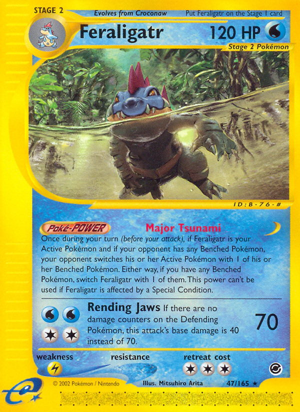 Feraligatr (47/165) [Expedition: Base Set] | Anubis Games and Hobby