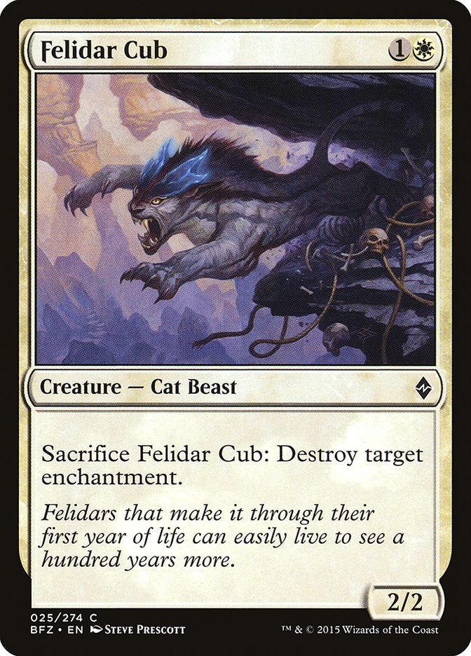 Felidar Cub [Battle for Zendikar] | Anubis Games and Hobby