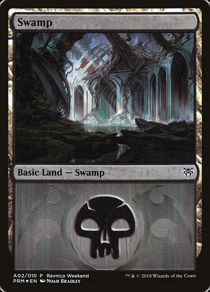 Swamp (A02) [Ravnica Allegiance Ravnica Weekend] | Anubis Games and Hobby