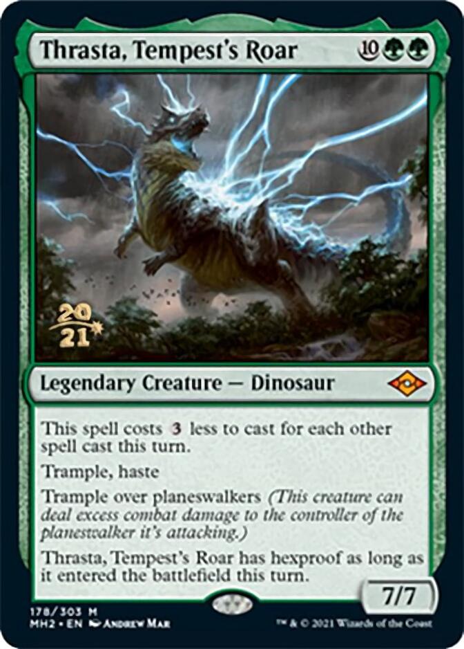 Thrasta, Tempest's Roar [Modern Horizons 2 Prerelease Promos] | Anubis Games and Hobby