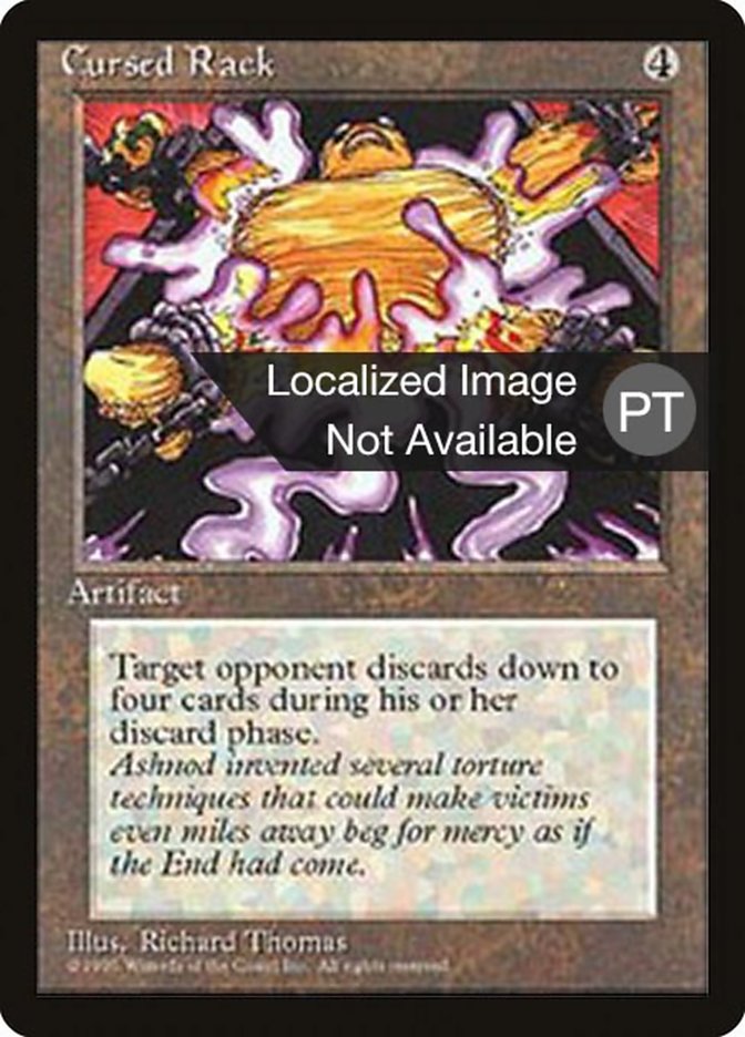 Cursed Rack [Fourth Edition (Foreign Black Border)] | Anubis Games and Hobby