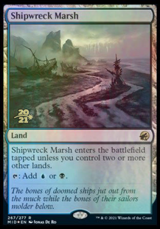 Shipwreck Marsh [Innistrad: Midnight Hunt Prerelease Promos] | Anubis Games and Hobby