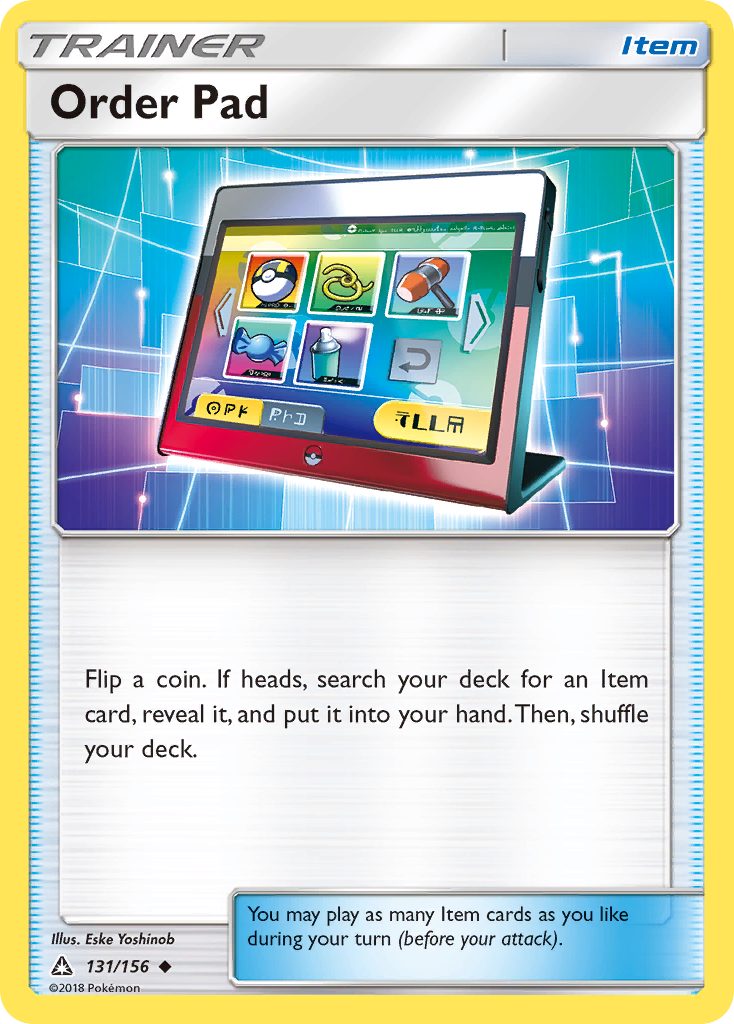 Order Pad (131/156) [Sun & Moon: Ultra Prism] | Anubis Games and Hobby