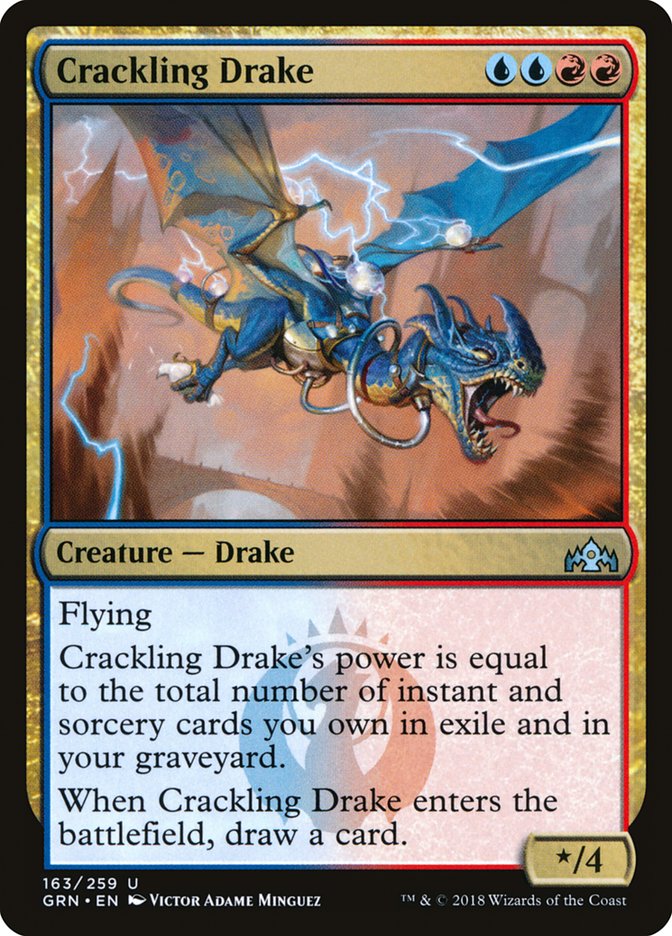 Crackling Drake [Guilds of Ravnica] | Anubis Games and Hobby