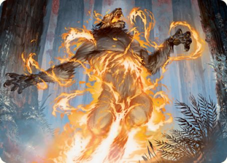 Burn the Accursed Art Card [Innistrad: Midnight Hunt Art Series] | Anubis Games and Hobby